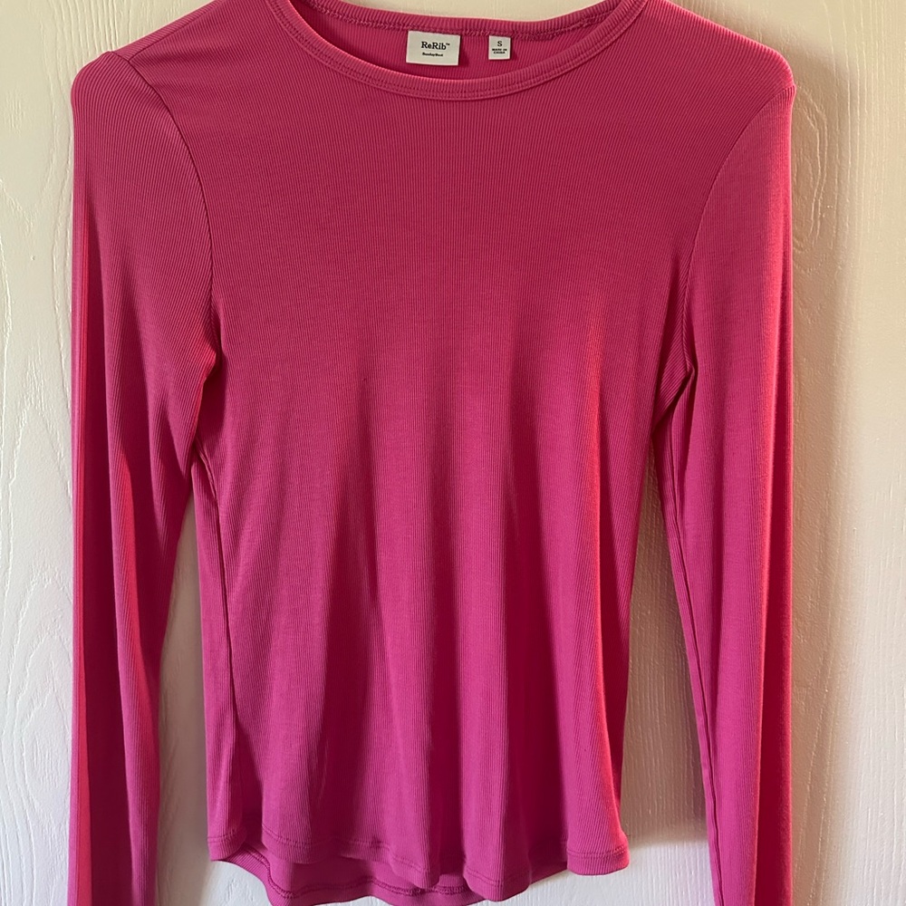Sunday Best Pink Long Sleeve Tee